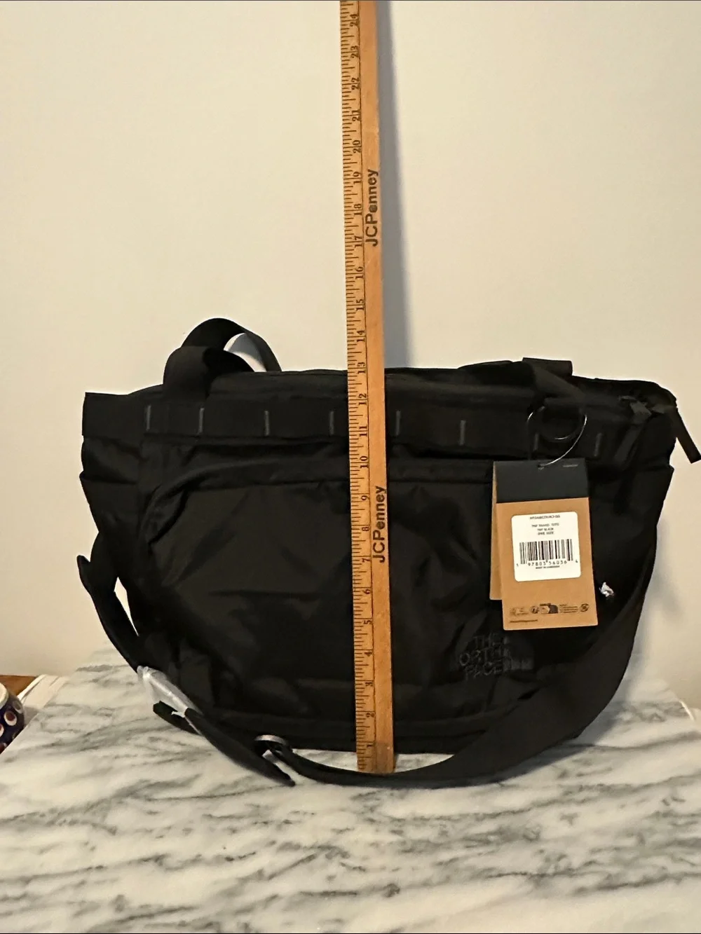 The North Face Black unisex Tote-Style Crossbody Bag logo New NWT